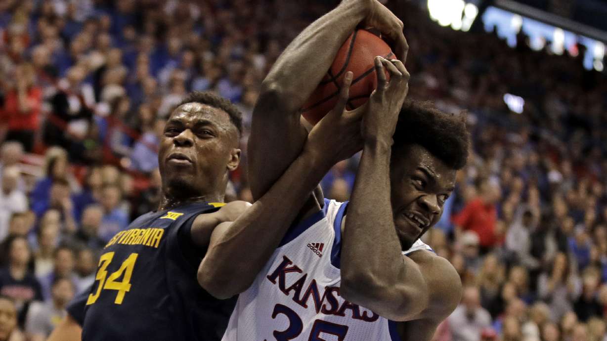 Azubuike leads No. 3 KU to 60-53 win over No. 16 W Virginia