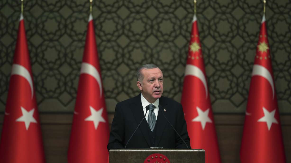 Erdogan says Turkey already sending soldiers to Libya