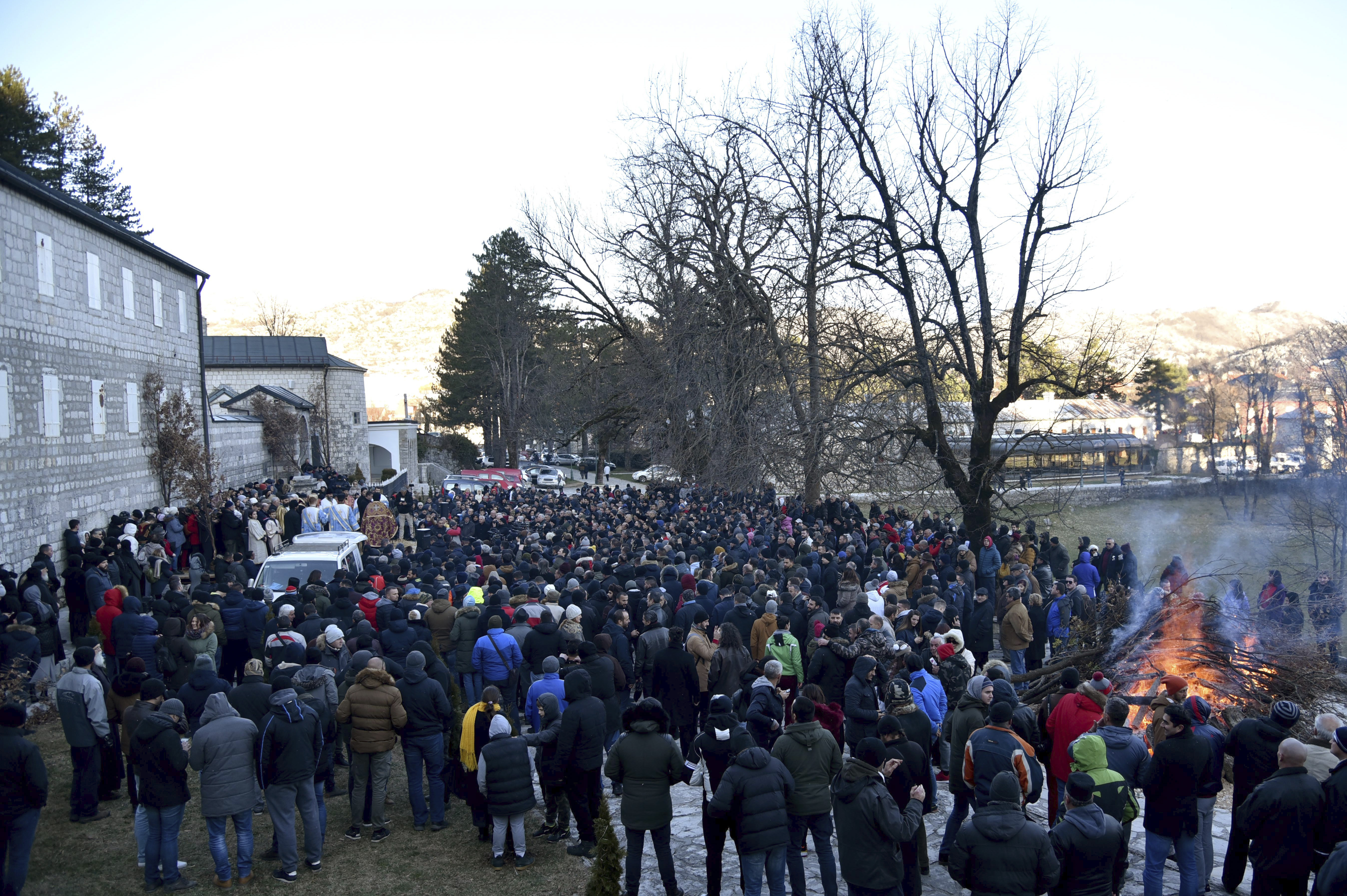 Orthodox church tensions in Montenegro on Christmas Eve