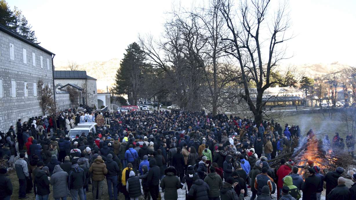 Orthodox church tensions in Montenegro on Christmas Eve