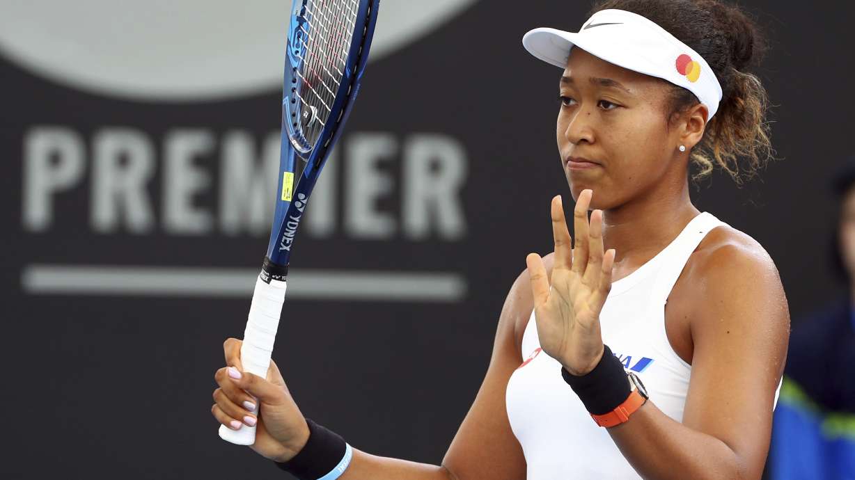 Naomi Osaka wins 1st-round match at Brisbane International