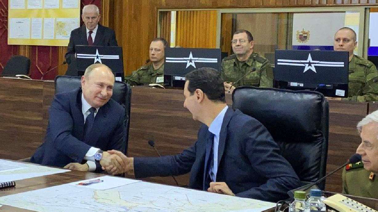 Russia's Putin visits Syria to meet Assad, a key Iran ally
