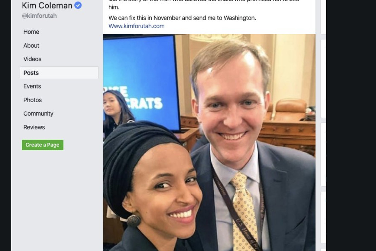 GOP candidate deletes post about Rep. Ben McAdams some found bigoted