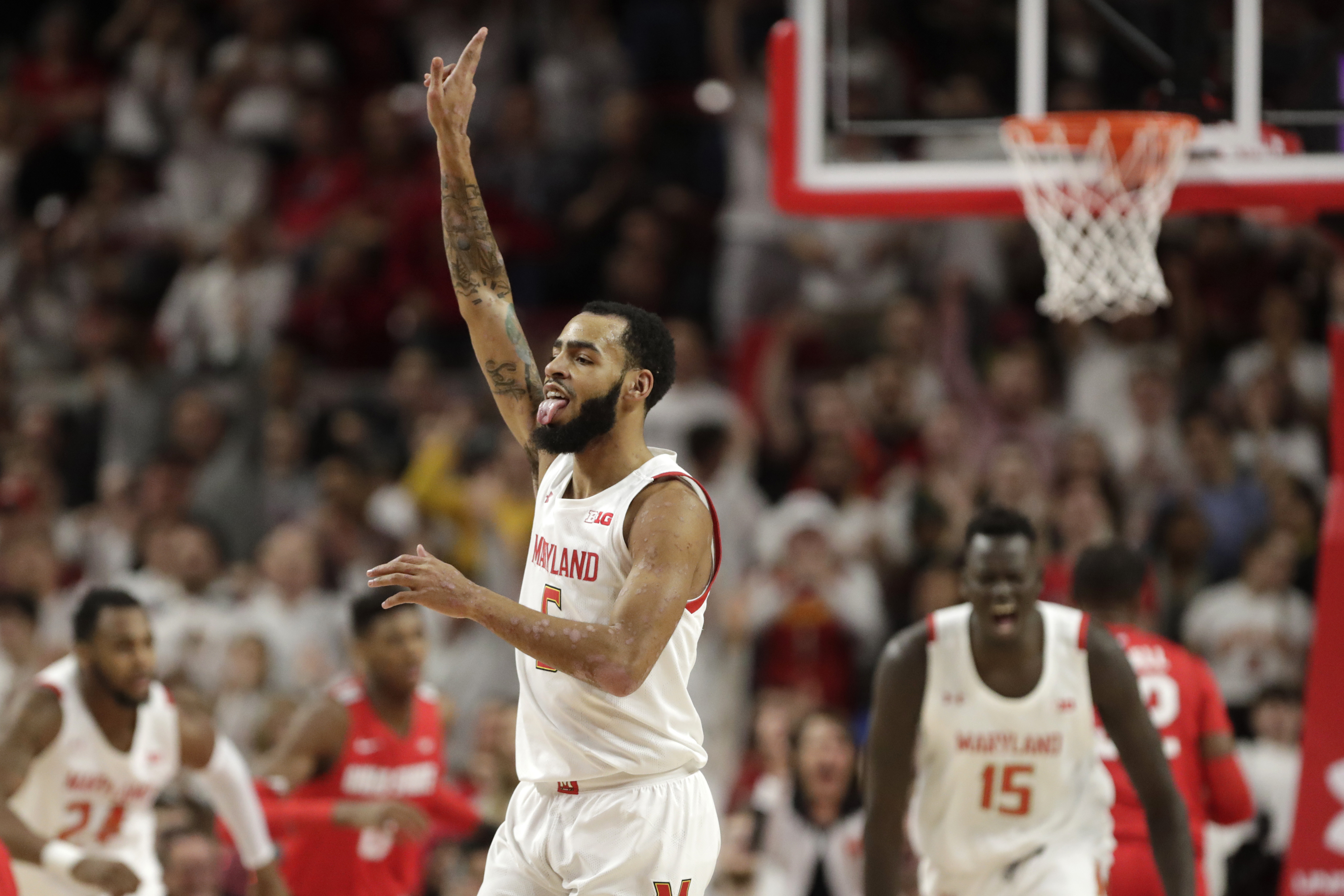 No. 12 Maryland grinds past No. 11 Ohio State 67-55