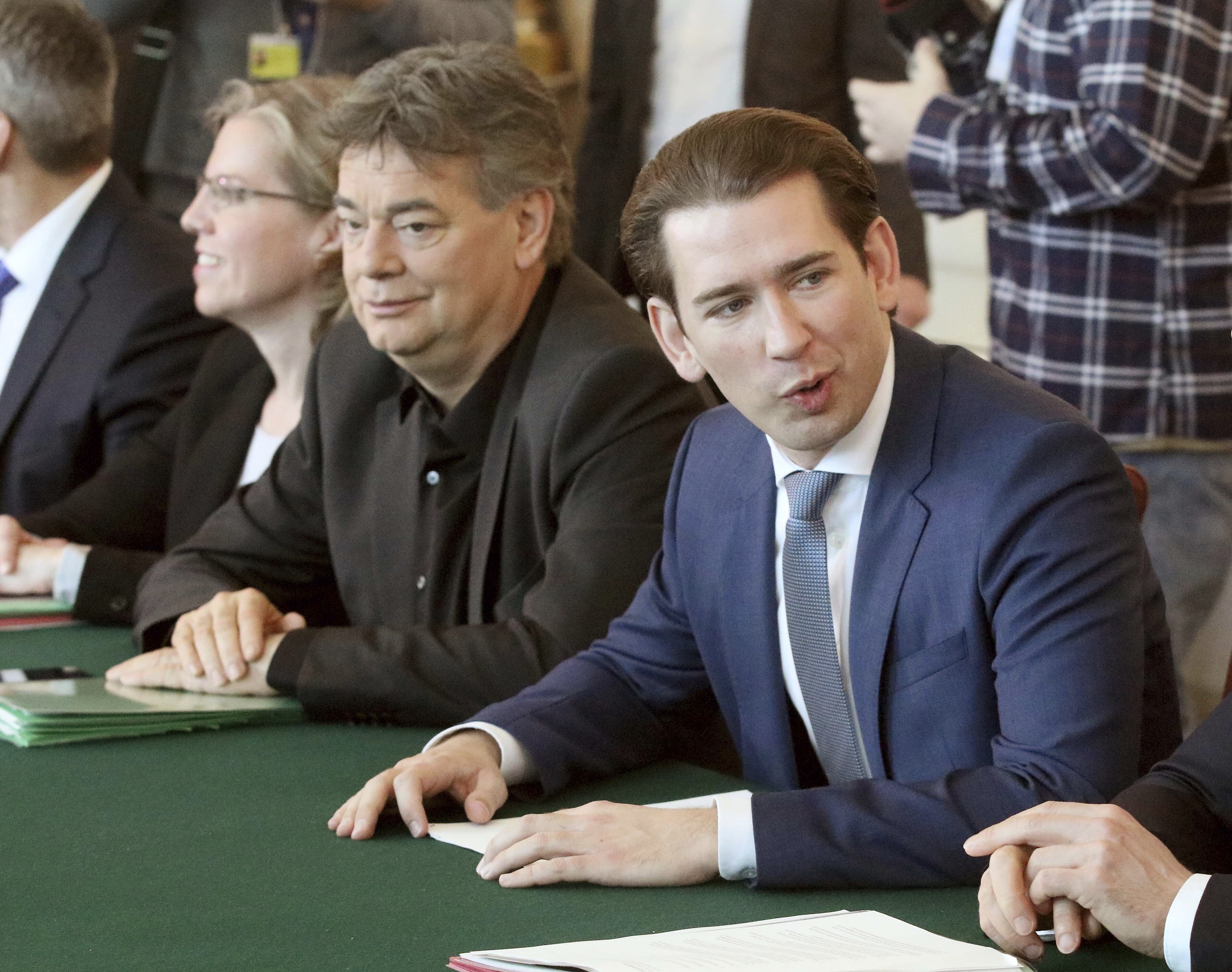 Austria's Kurz backs justice minister against online hate