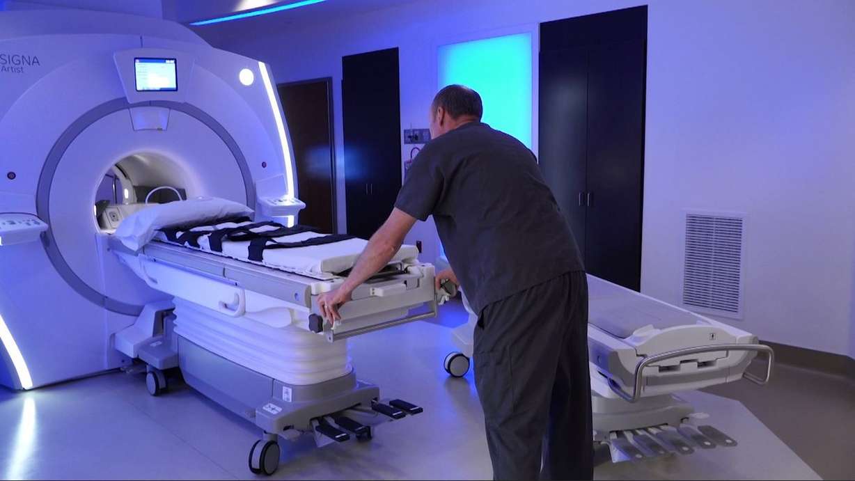 Dixie Regional Hospital has an intraoperative MRI suite allowing doctors to take an MRI during the middle of brain surgery. (Photo: KSL TV)