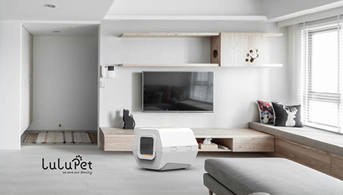 The LuluPet AI Smart Cat Litter Box will monitor and analyze your cat’s excrement and update you on any abnormal activity that may indicate health issues. (Photo: Courtesy of LuluPet)