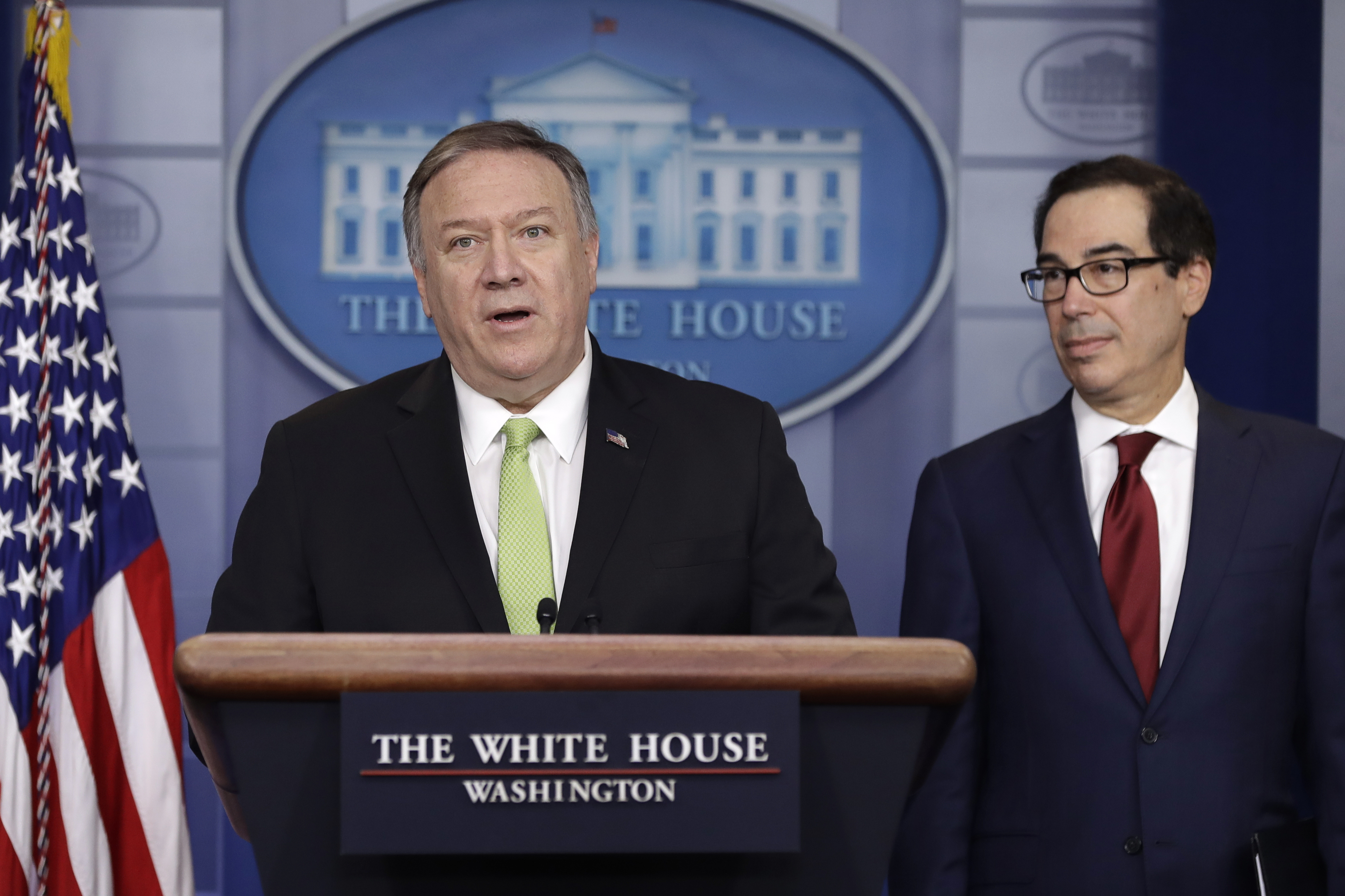 Trump ups Iran accusations, says 4 US embassies targeted