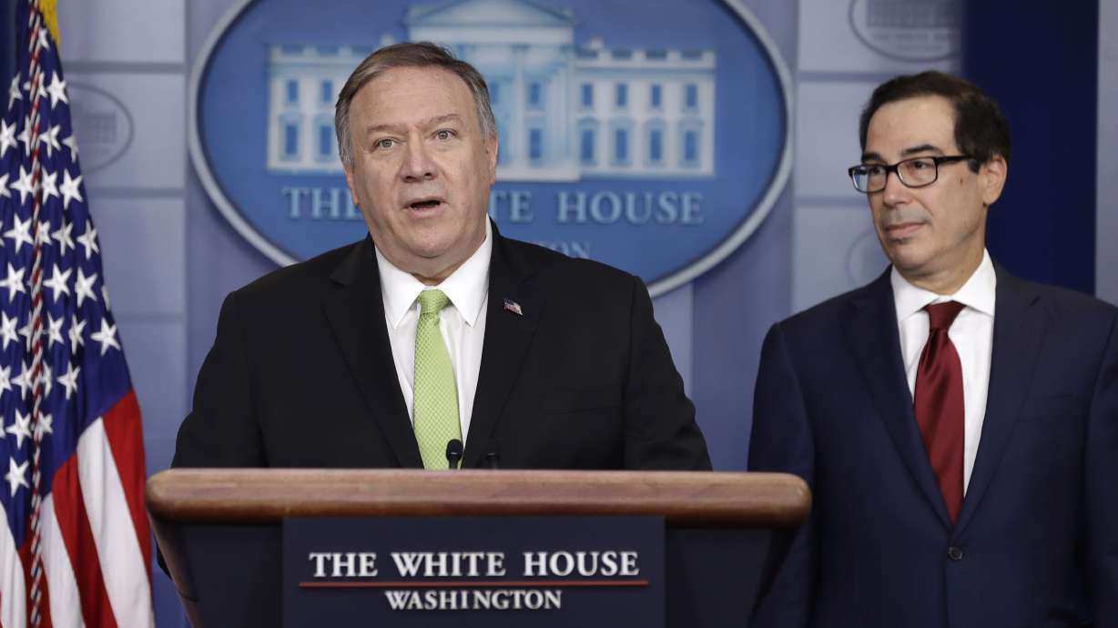 Trump ups Iran accusations, says 4 US embassies targeted