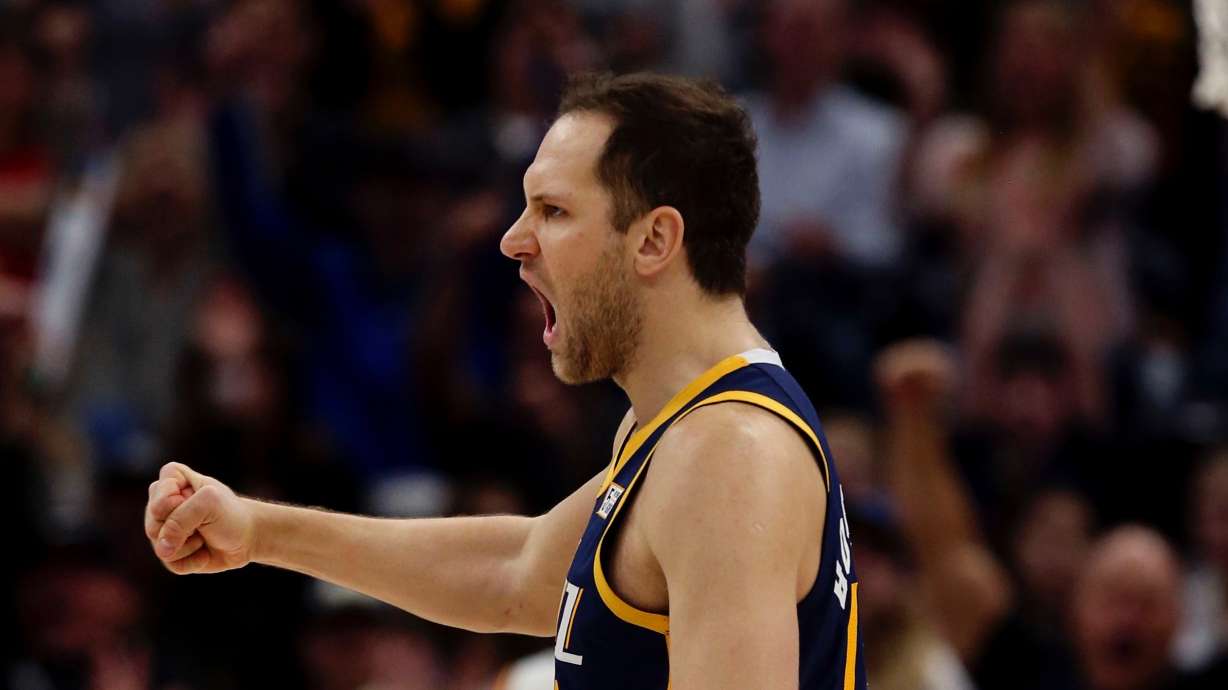 Bogey does it again: Bogdanovic drills buzzer beater to lift Jazz over Houston