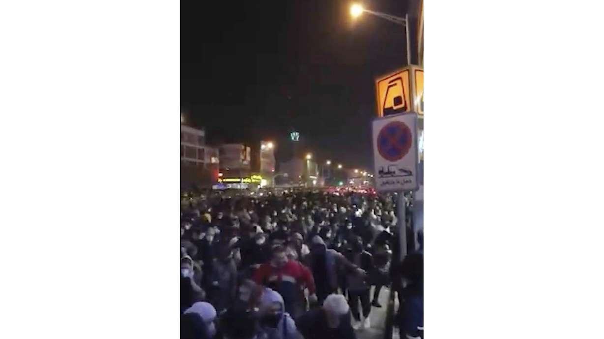 Anger in Iran over jet's downing; gunfire disperses protests