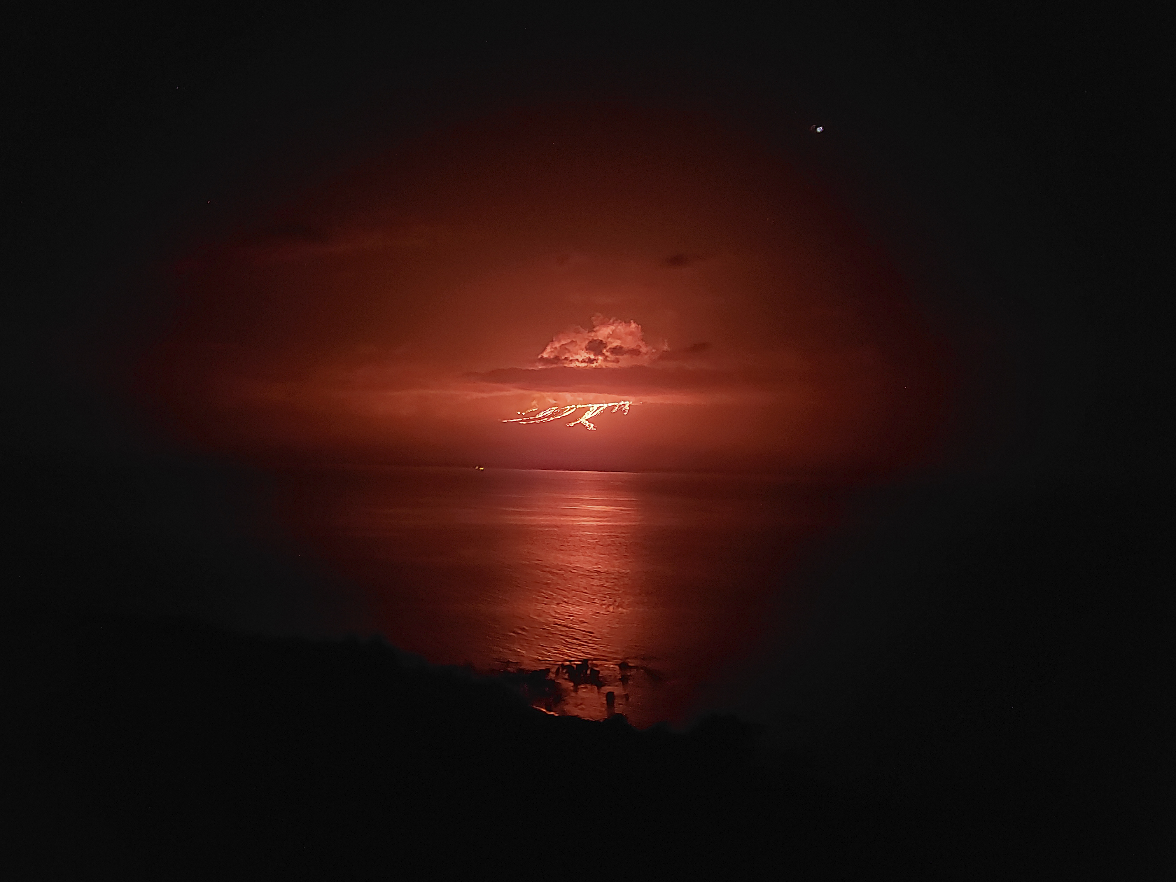 Volcano spews lava on Galapagos island