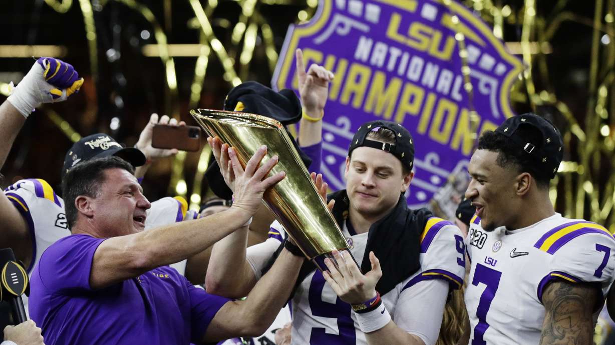 Champs! LSU finishes No. 1 in AP Top 25 for third time