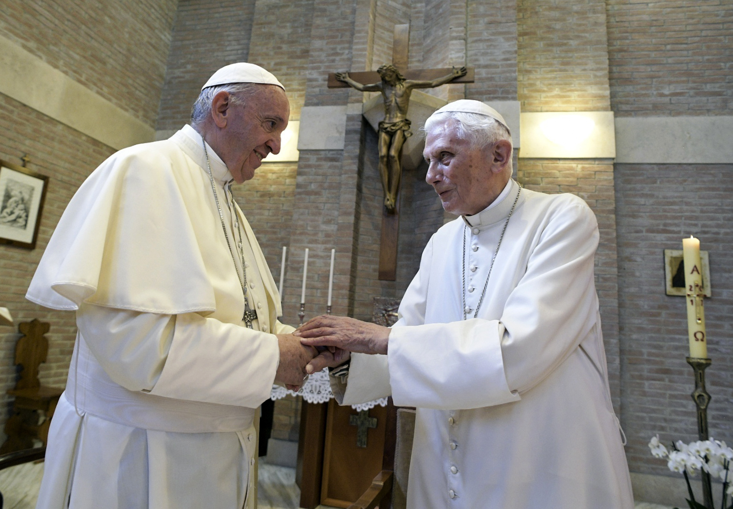Two popes -- one retired, one reigning -- cause a furor