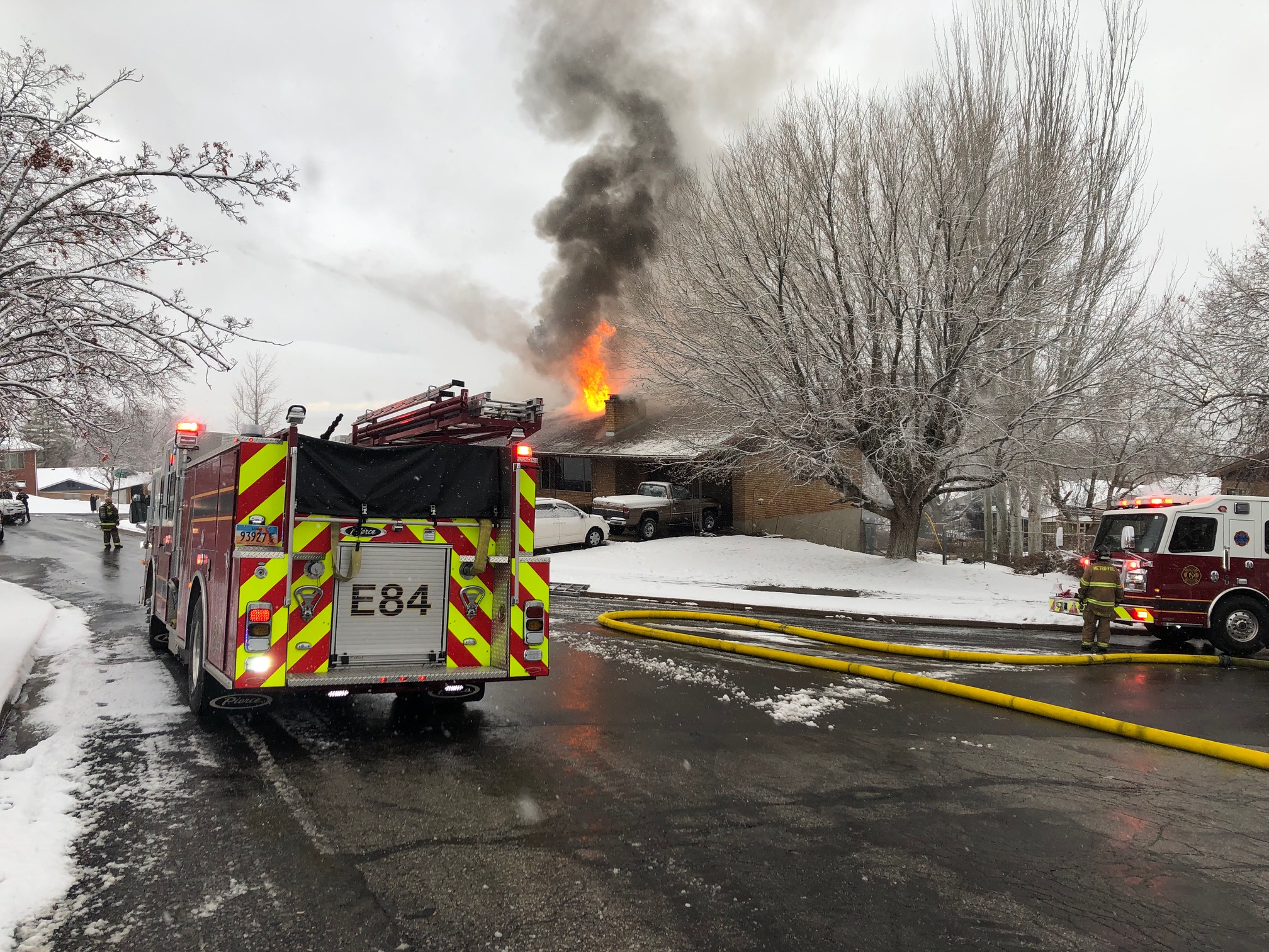 2 displaced in Bountiful house fire, no injuries reported