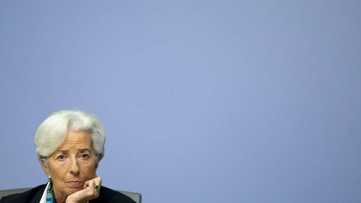 European Central Bank sees a few upbeat signs in eurozone