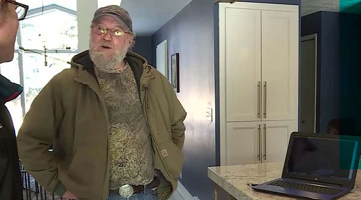 Bountiful resident Brad Hill talks with KSL TV's Jed Boal Wednesday, Jan. 15, 2020. Photo: KSL TV