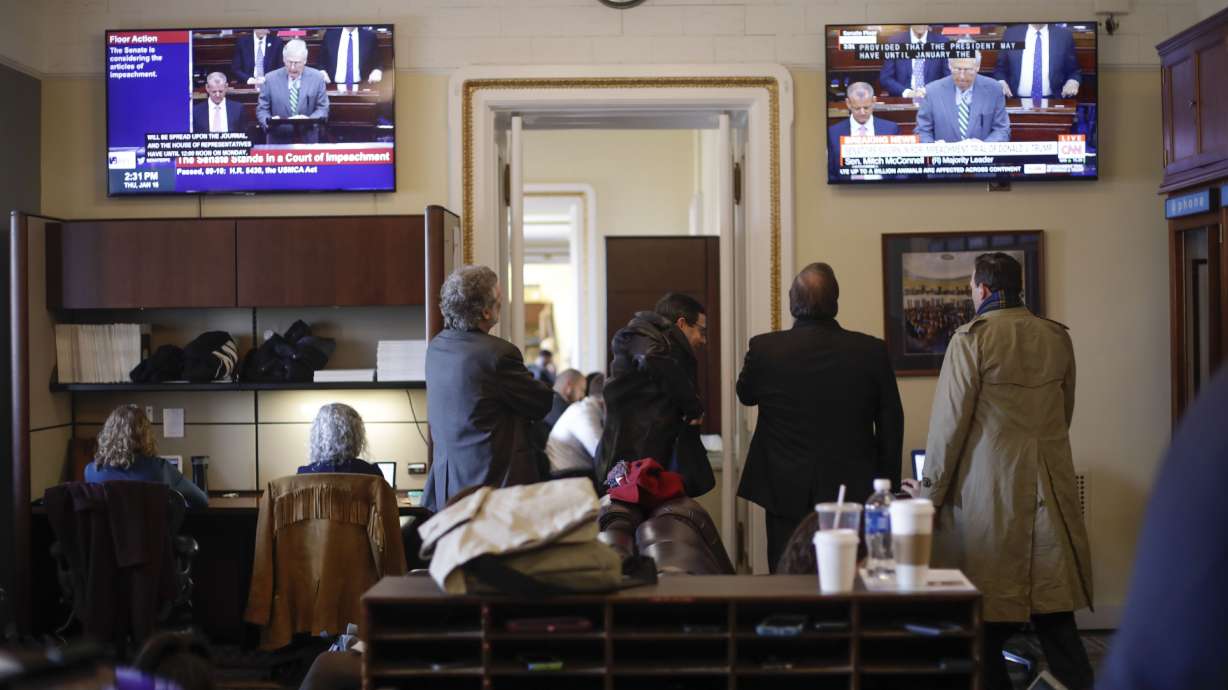 Reporters getting 1st taste of impeachment restrictions