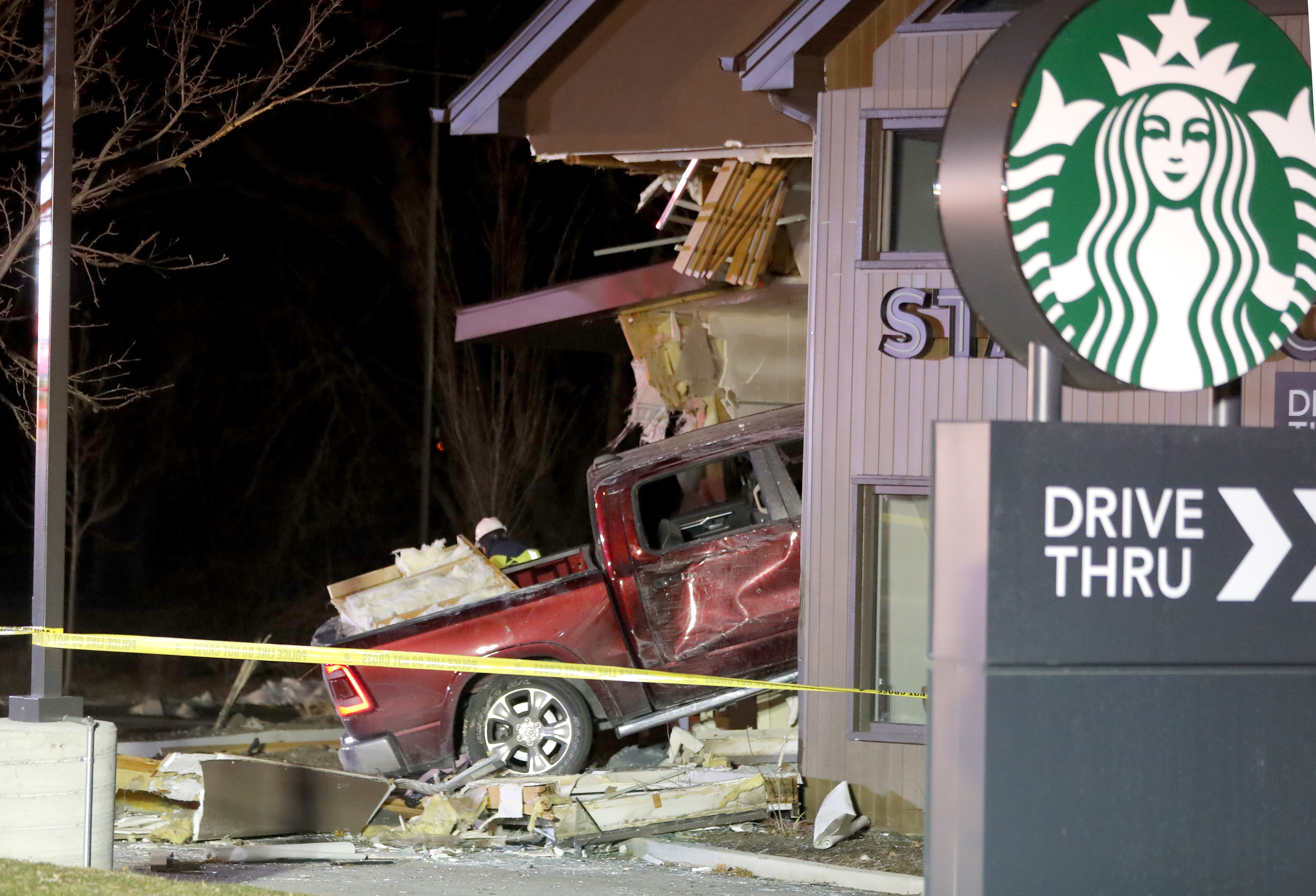 Police: Medical issue led to Starbucks crash in Illinois