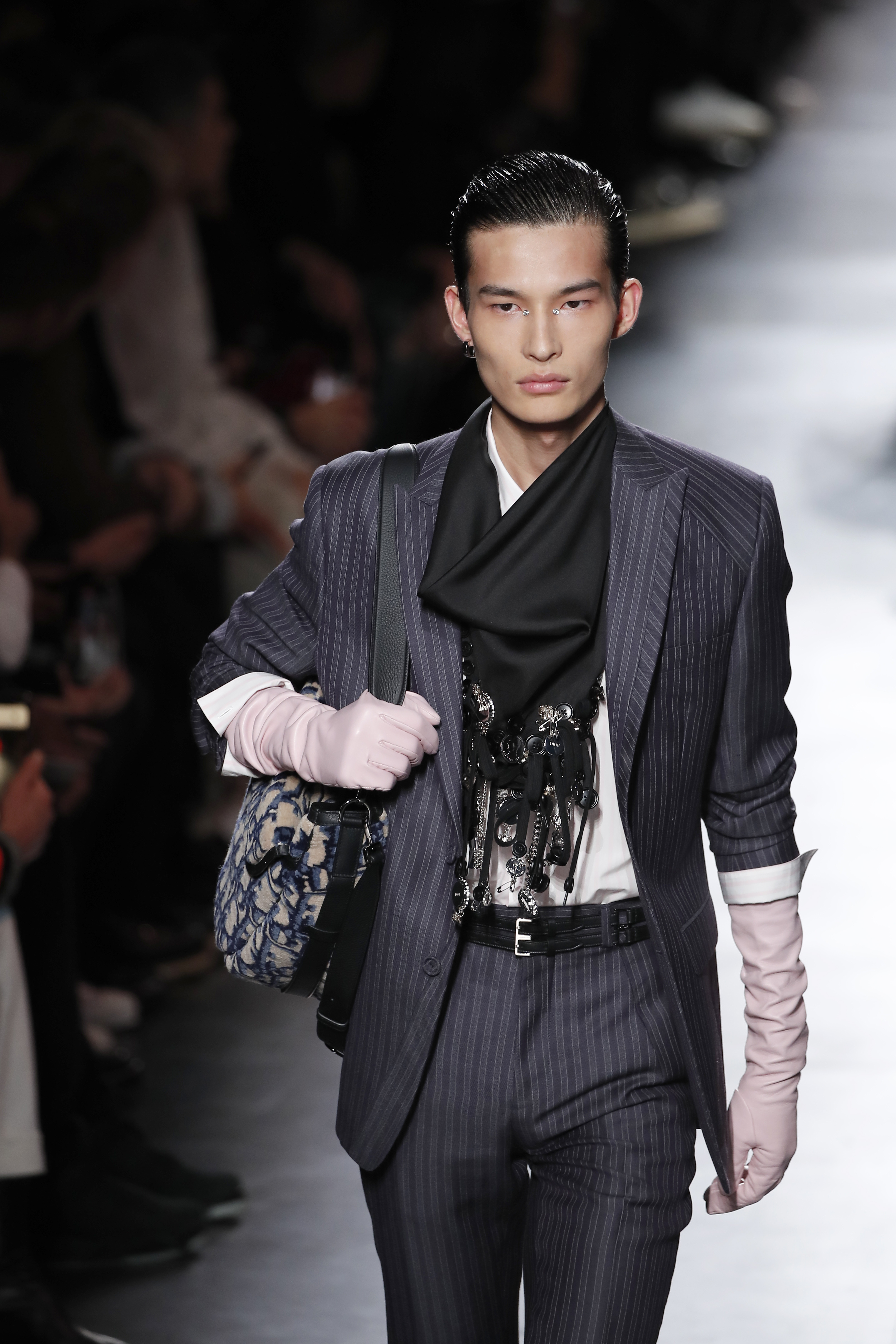 Dior sparks mayhem with couture-infused Paris menswear show