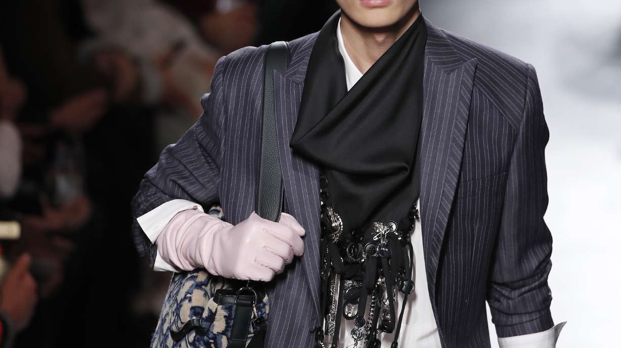 Dior sparks mayhem with couture-infused Paris menswear show