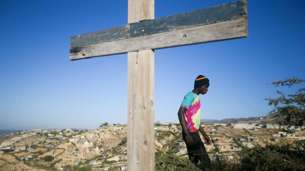 UN chief urges Haitians to resist escalation at quake event