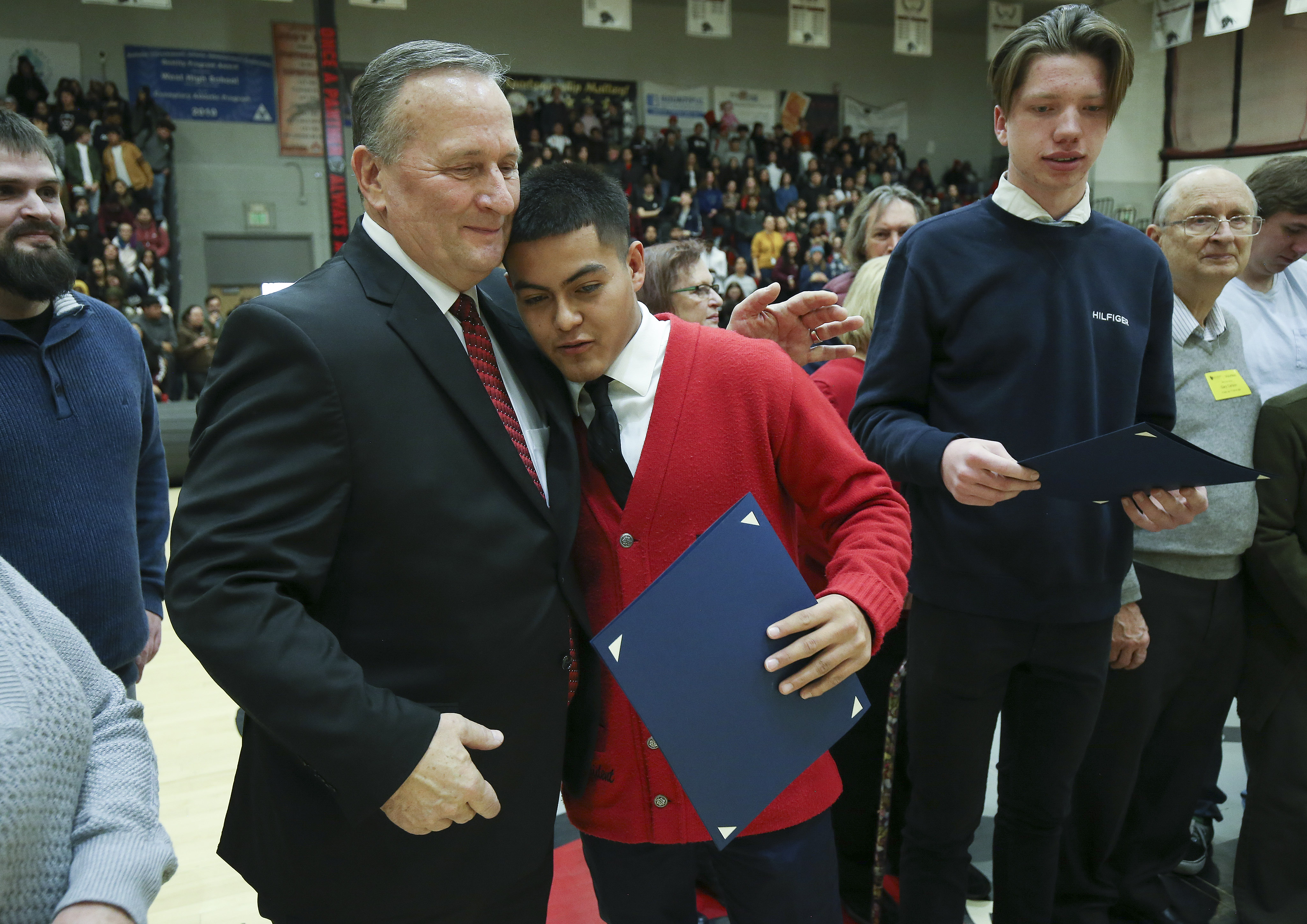 West High students honored for saving stranger from car accident