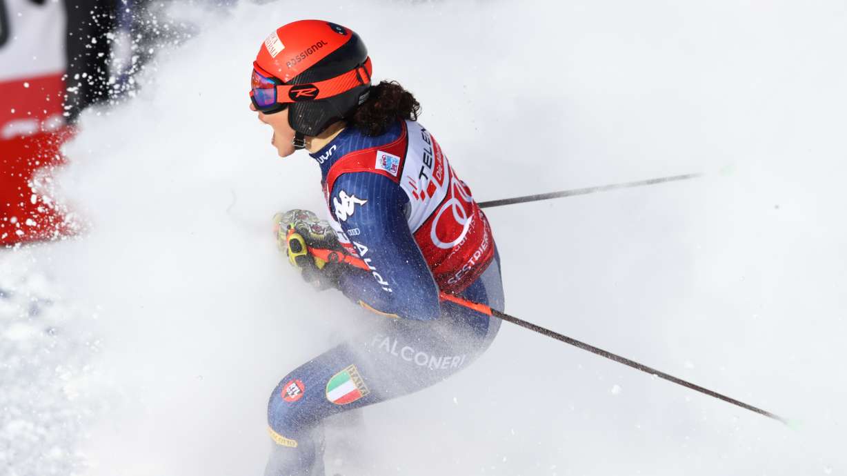 Brignone and Vlhova share GS win, 0.01 ahead of Shiffrin