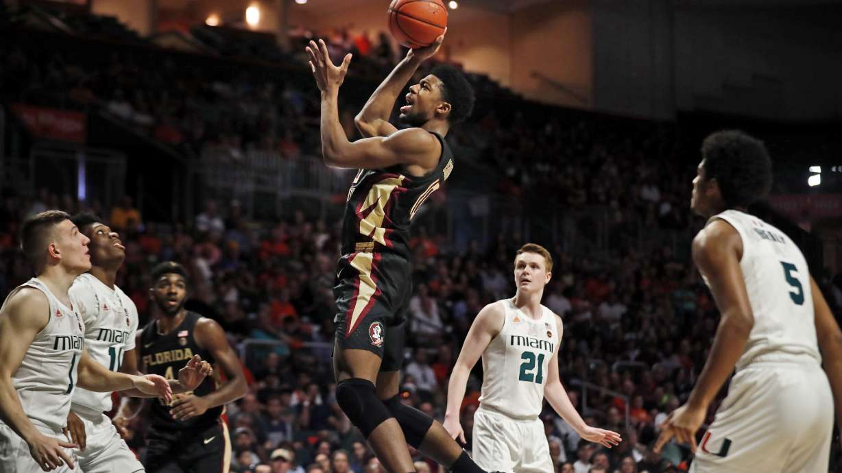 No. 9 Florida State rallies past Miami in OT, 83-79