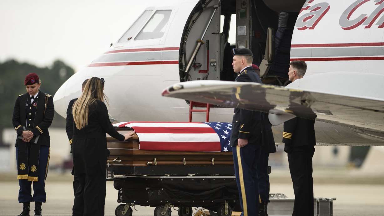 Remains of fallen US soldier returned to Fort Bragg