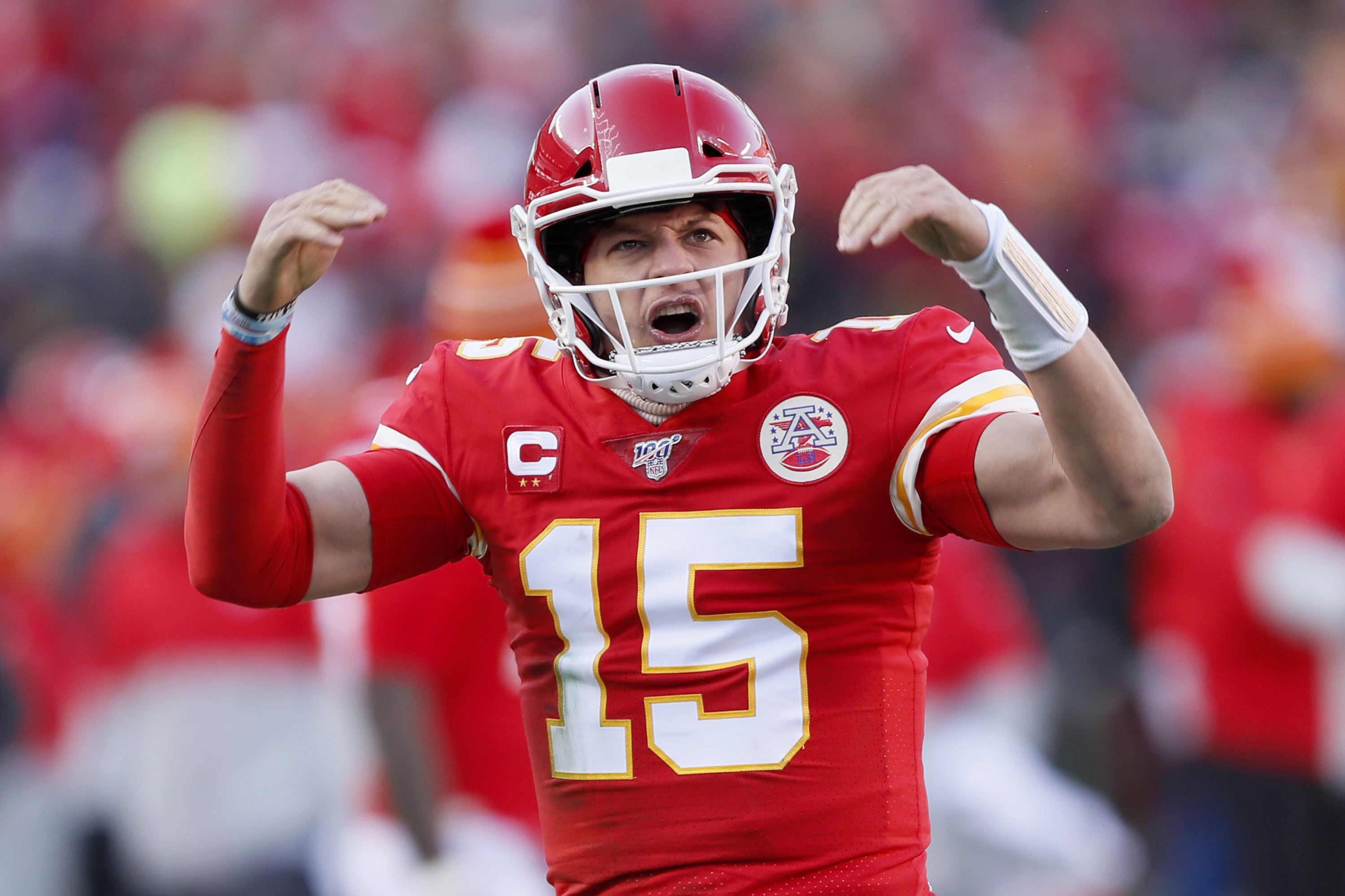 Mahomes' feet, arm lift Chiefs to Super Bowl over Titans