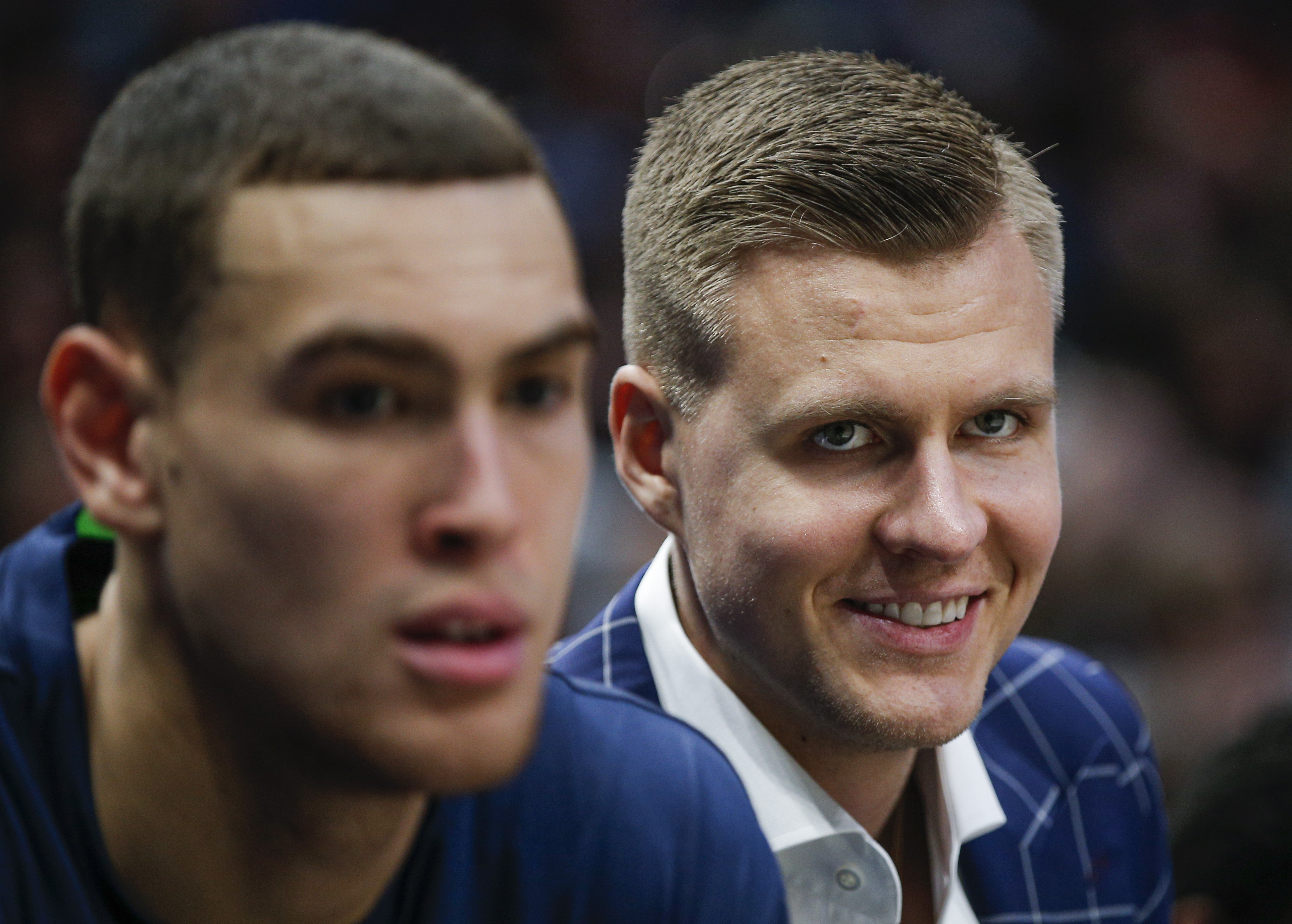 Mavs' Porzingis says knee ready for game after false start