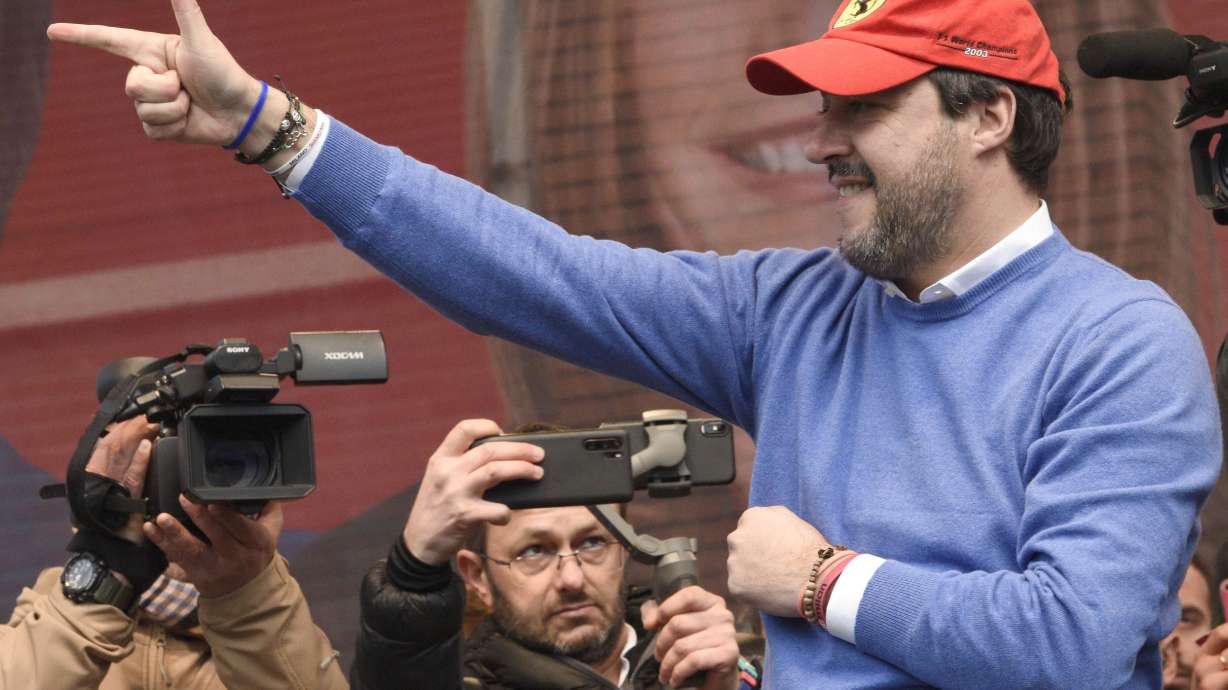 Italy's Salvini dares lawmakers to vote to put him on trial