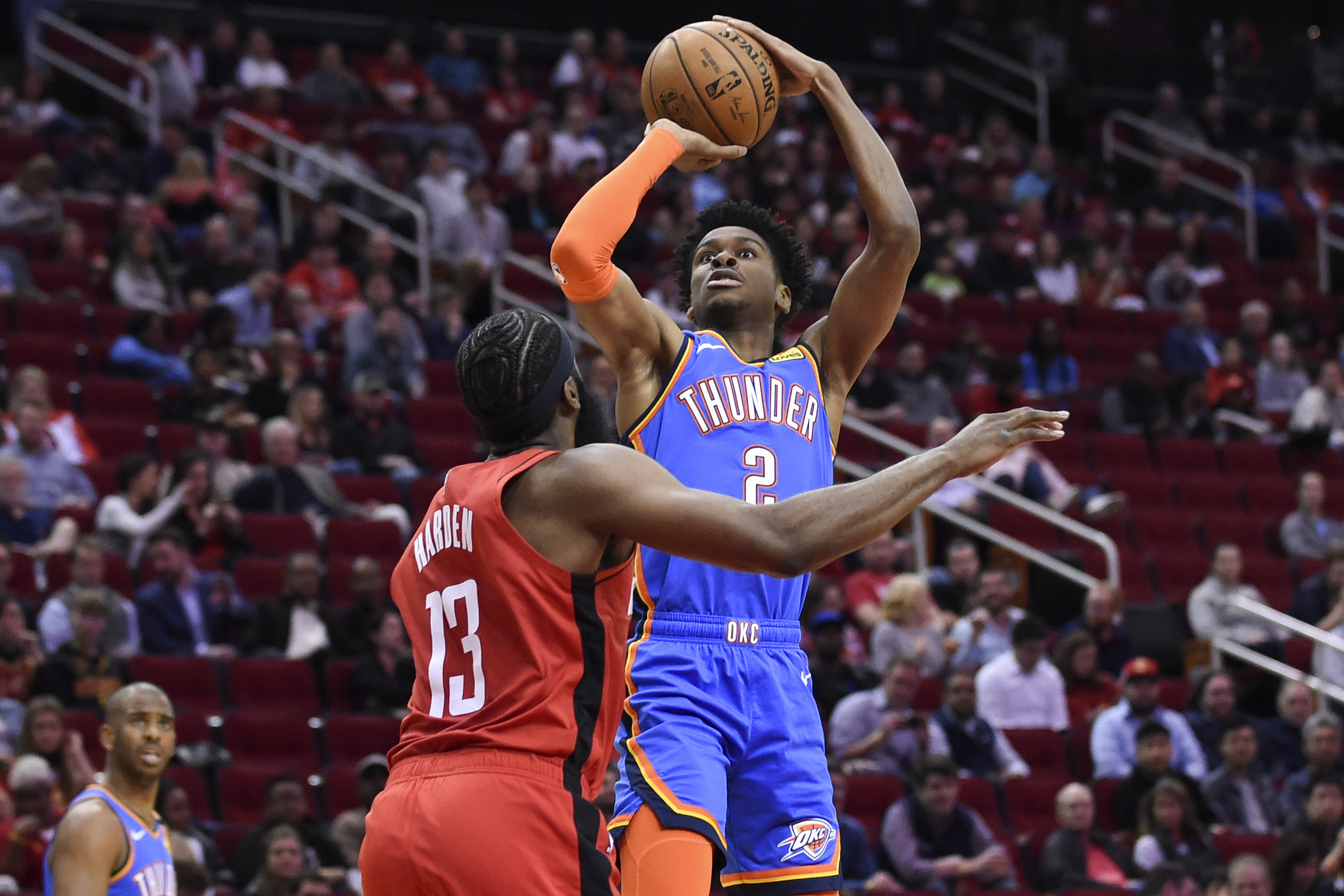 Paul, Thunder rally for 112-107 win over struggling Rockets