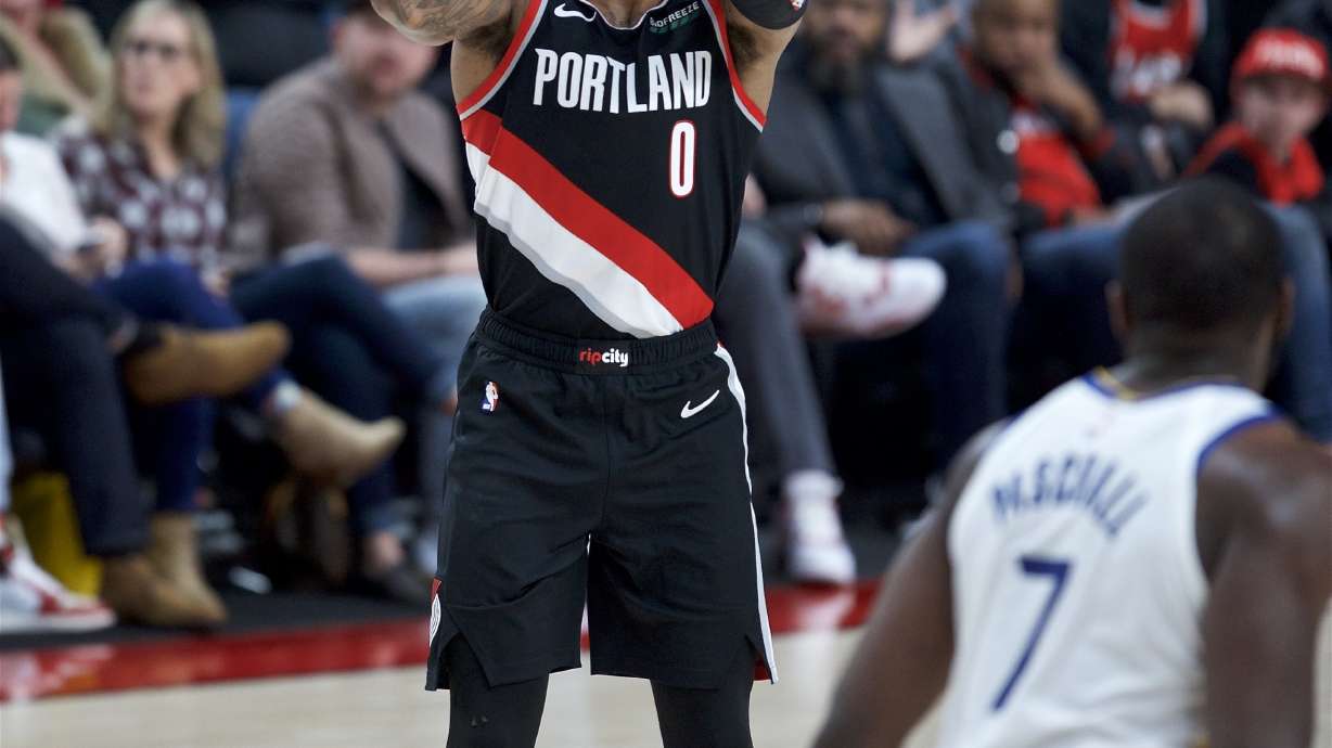 Lillard scores 61 and Blazers beat Warriors 129-124 in OT