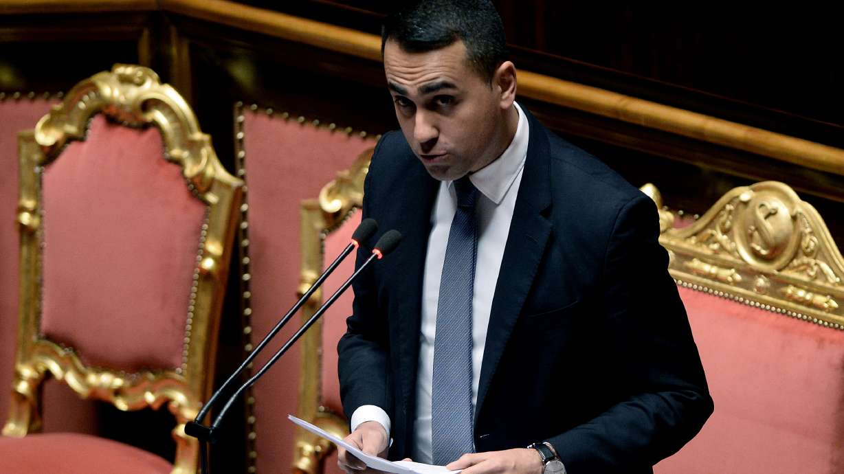 Italy's 5-Star leader Di Maio steps down as party struggles