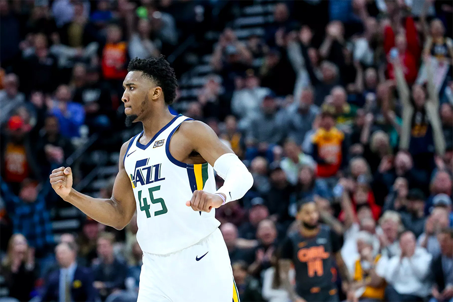 With Mike Conley out, Donovan Mitchell is pointing the Jazz in the right direction