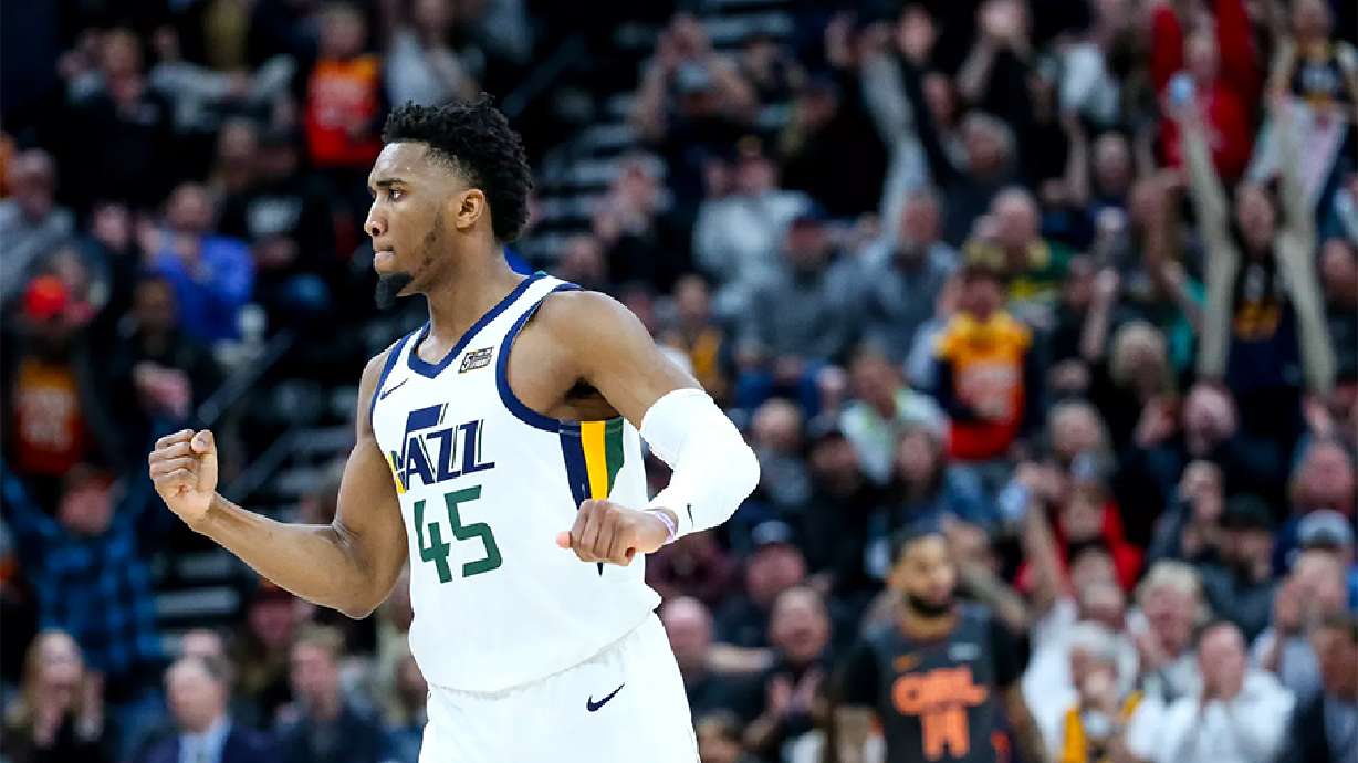 With Mike Conley out, Donovan Mitchell is pointing the Jazz in the right direction