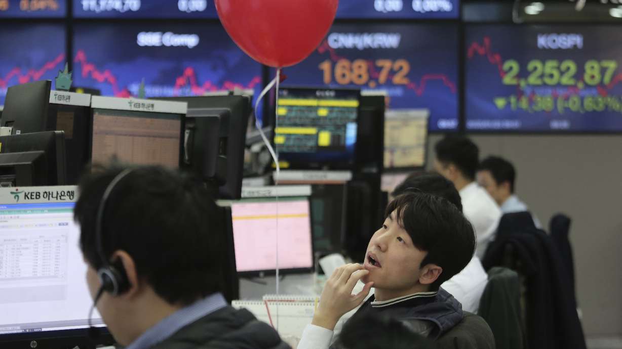 Stocks drop on concerns over impact of China virus