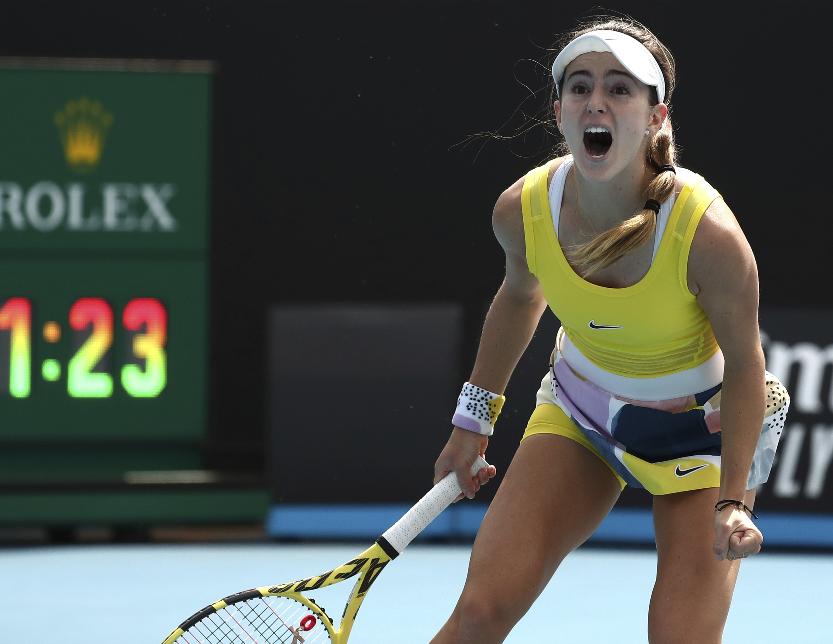 2 years, 4 operations later, CiCi Bellis back on Slam stage