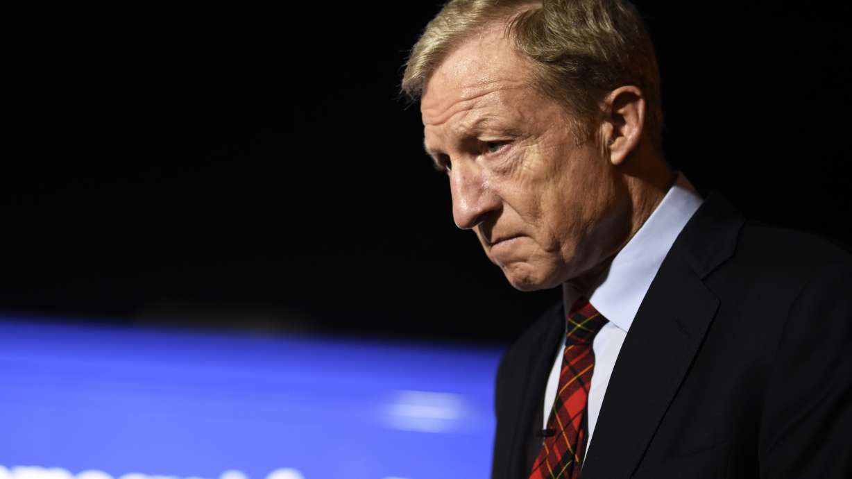 Steyer aims criminal justice plan at taking on racial bias