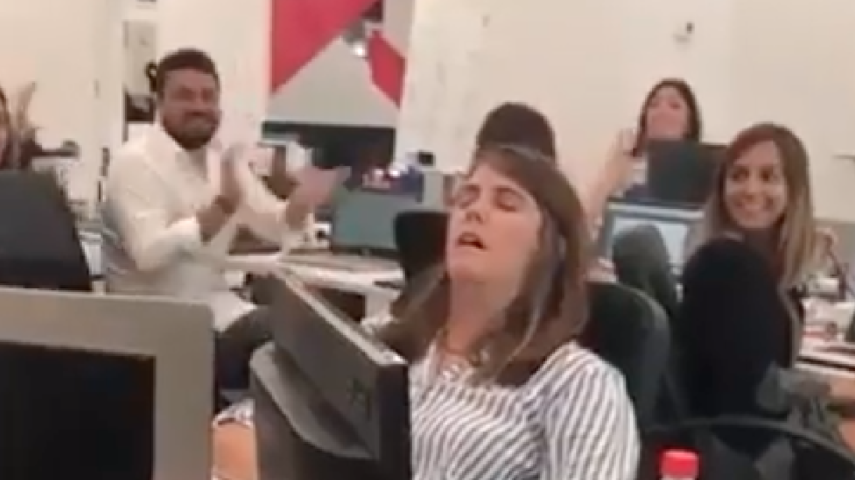 Have You Seen This? Staff 'lovingly' wakes up coworker