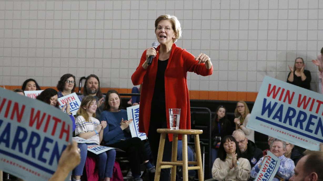 Elizabeth Warren seeks a spark in the final sprint to Iowa