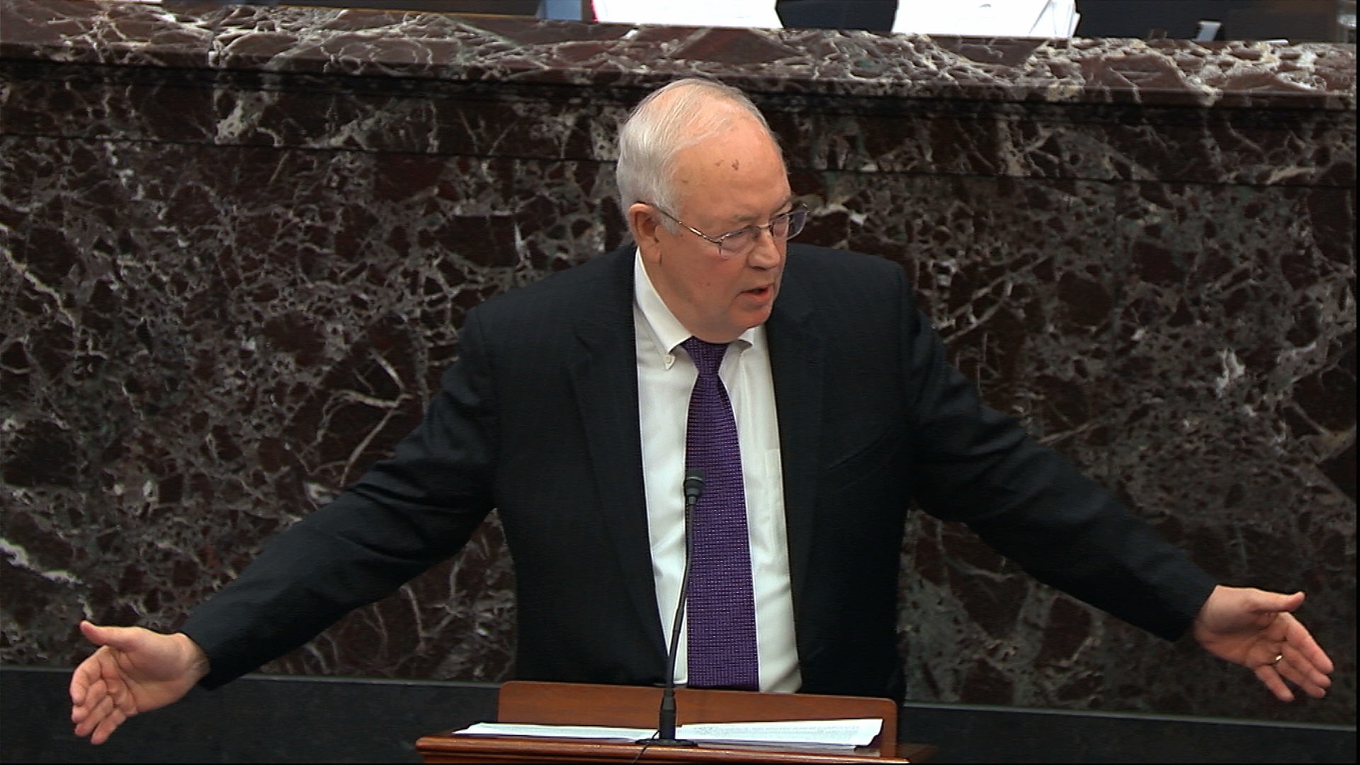 Trump defense counsel Ken Starr says impeachment is 'hell'