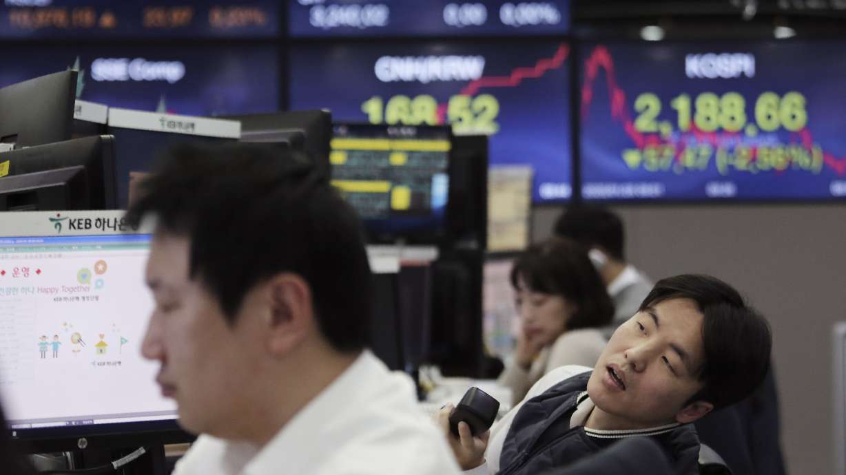 Stock markets stabilize after selloff over China virus