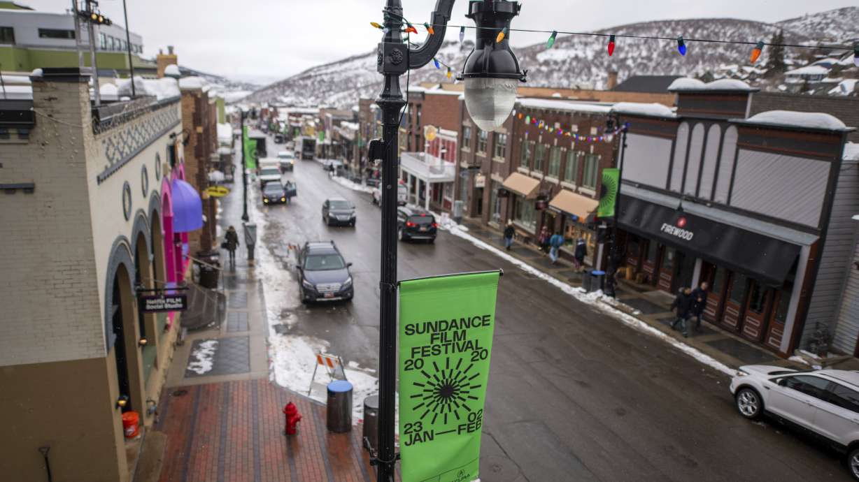 Main Street of Park City is seen on opening day of the 2020 Sundance Film Festival, on Thursday, Jan. 23, 2020, in Park City, Utah. (Photo by Charles Sykes/Invision/AP)