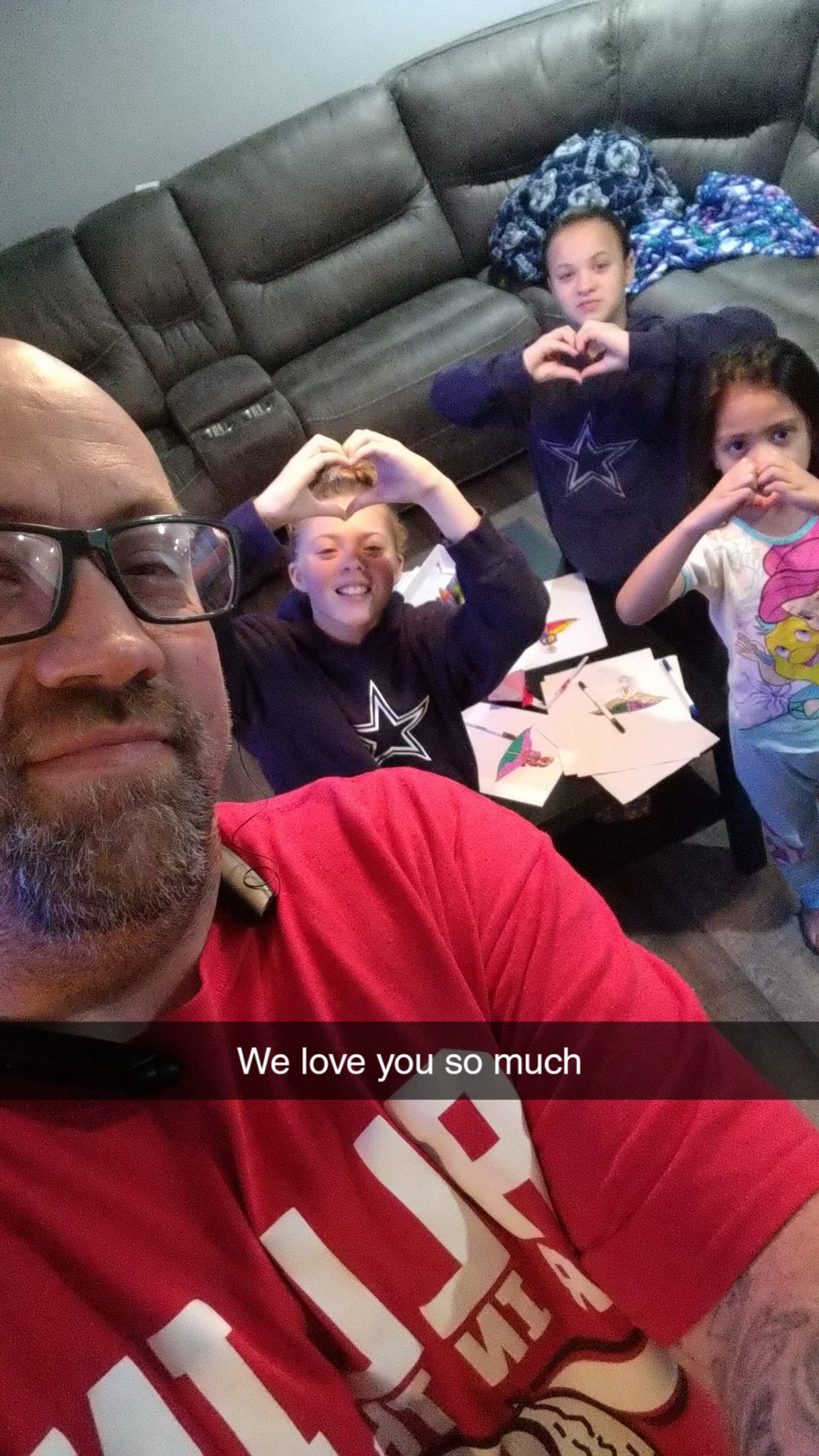 "I love to spend time with my girls. being a #GirlDad is a true blessing. i wouldn't want it any other way." — Ryan Brown