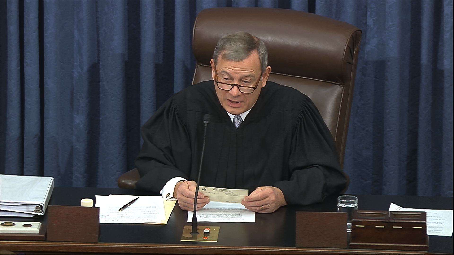 Roberts declines to read Paul question on whistleblower
