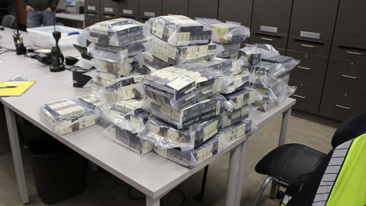 More than 2,100 THC vape cartridges seized by Utah troopers