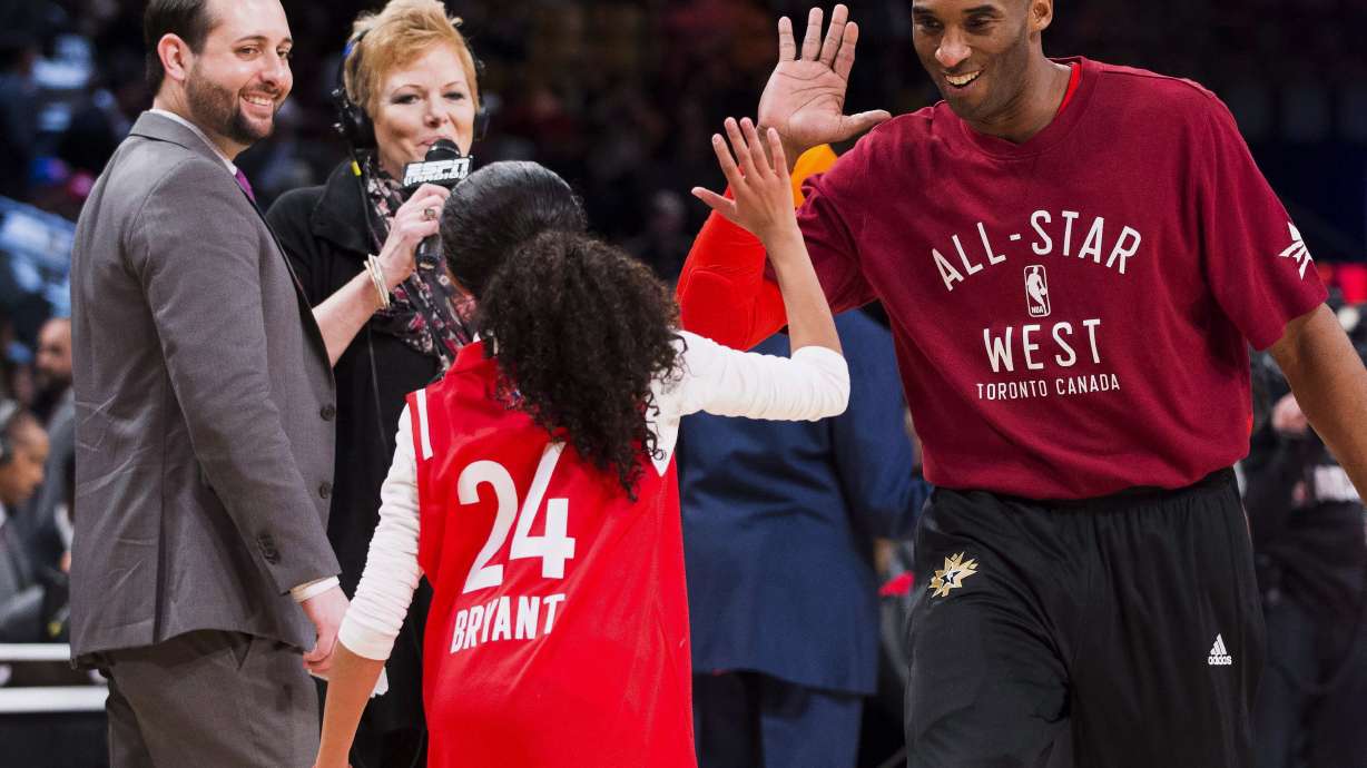 NBA All-Stars to wear Kobe's No. 24 and Gianna's No. 2